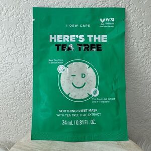 $3 🌙 I Dew Care Here’s The Tea Tree‎ Sheet Mask NEW